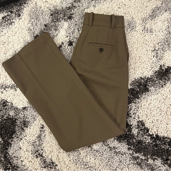 Aritzia Babaton Agency Pant High Waisted Straight Leg Wool Dress Pants - Picture 13 of 13